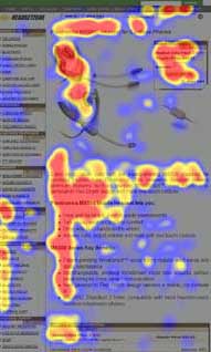 f reading pattern eyetracking1 User Behaviour and Psychology in Web Design